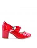 Girl's heeled pump