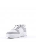 Women's faux leather sneaker