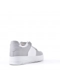 Women's faux leather sneaker