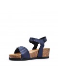 Faux leather heeled sandal