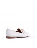 Large size 38-43 - Flat faux leather mocassin for women