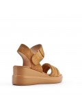 Faux suede sandal for women