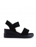 Faux suede sandal for women