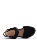 Faux suede sandal for women