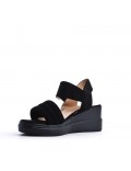 Faux suede sandal for women