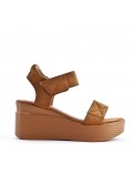 Faux suede sandal for women