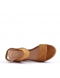 Faux suede sandal for women