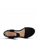 Faux suede sandal for women