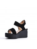 Faux suede sandal for women