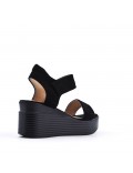 Faux suede sandal for women