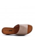 Grande Taille 38-43- Sandale en simili cuir