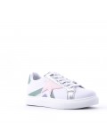 Women's faux leather sneaker