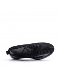 Men's textile lace-up basket