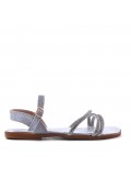 Girl's mixed materials sandal