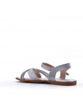 Girl's mixed materials sandal