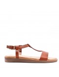 Sandale fille en simili cuir