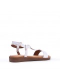 Sandale fille en simili cuir