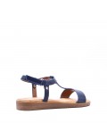 Sandale fille en simili cuir