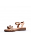 Sandale fille en simili cuir