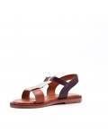 Girl's faux leather sandal