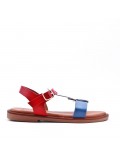 Sandale fille en simili cuir