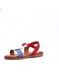 Sandale fille en simili cuir