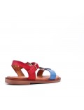 Sandale fille en simili cuir