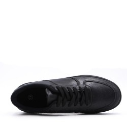 Basket en simili cuir pour homme