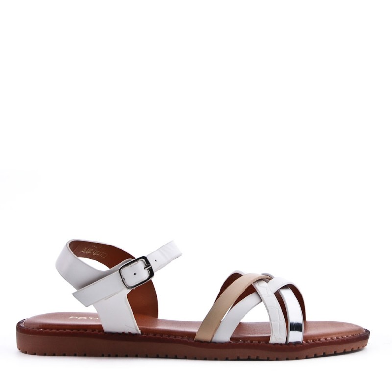 Bata Brown Flat Sandals For Women (F561361800, Size:5) in  Aurangabad-Maharashtra at best price by Apna Footwear - Justdial