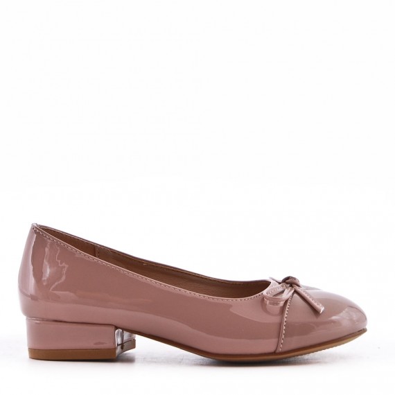 Ballerine fille en simili cuir 