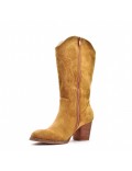 Faux suede boot