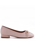 Ballerine confort en simili cuir