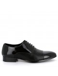 Faux leather derby for men