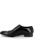 Faux leather derby for men