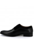 Faux leather derby for men