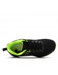 Men's textile lace-up basket