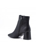 Faux leather ankle boot