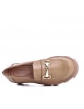 Derby en simili Cuir pour femme