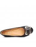 Ballerine confort en simili cuir