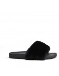 Winter fur slipper