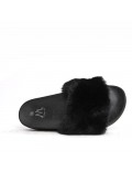 Winter fur slipper