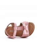 Sandale fille en simili cuir