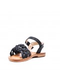 Sandale fille en simili cuir