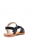 Sandale fille en simili cuir