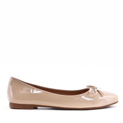 Ballerine confort en simili cuir