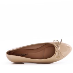 Ballerine confort en simili cuir