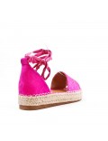  Women Faux suede espadrille sole sandal