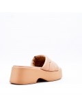 Women faux leather platform sandal