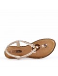 Grande Taille 38-43- Sandale en simili cuir