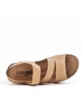 Comfortable faux leather sandal for women